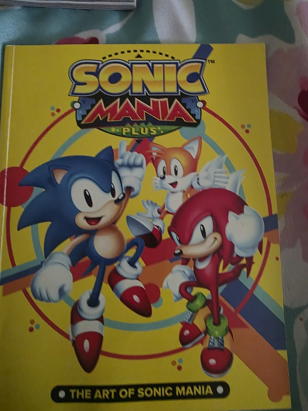 Sonic Mania Plus Yellow Art Book – Sonic Collectible Pokemon Book